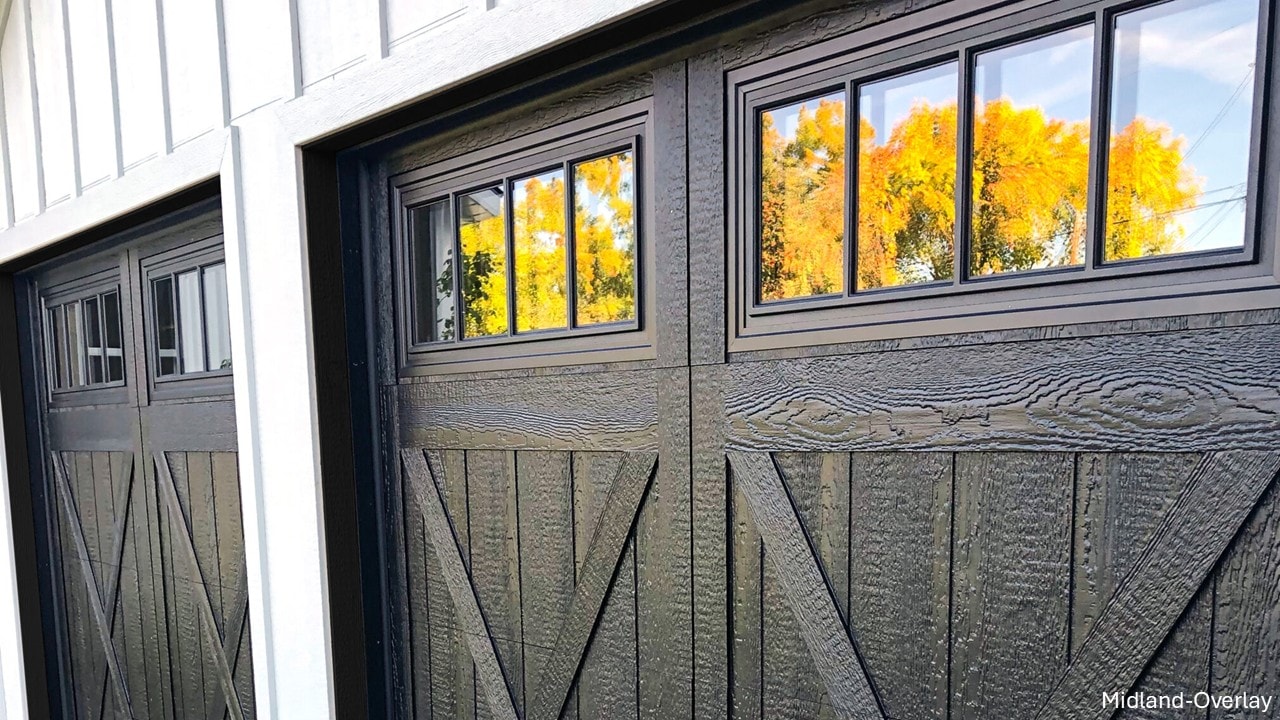 New construction garage door