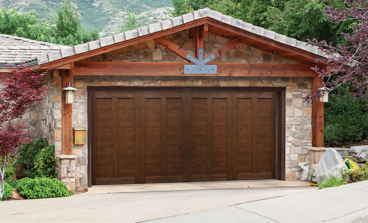 Residential garage door