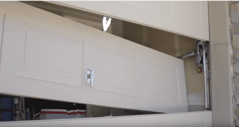 Garage door panel replacement